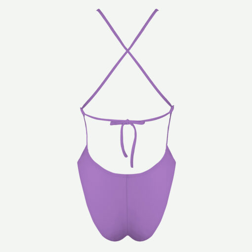 Women's Tie Back Swimsuit Scullings Lilac