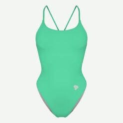 Fato de Banho Open Back Scullings Menta frente