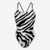 Fato de Banho Scullings Open Back Zebra frente