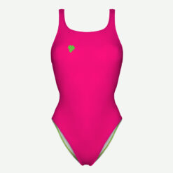 Women's Swimsuit Scullings Shocking pink front