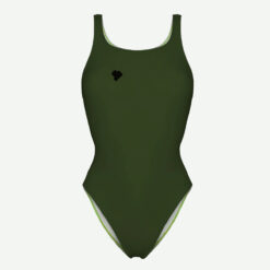 Fato de banho Scullings verde tropa