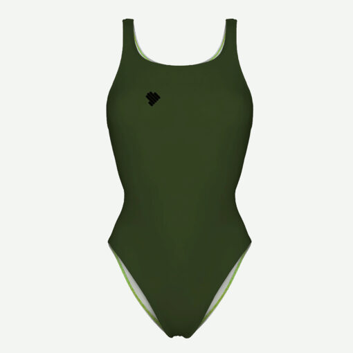 Fato de banho Scullings verde tropa