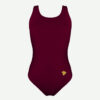 Women's Classic Swimsuit Scullings Burgundy
