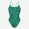 Fato de Banho Open Back Scullings Jaguar Menta