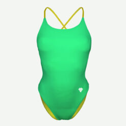 Fato de Banho Reversivel Scullings Verde Amarelo