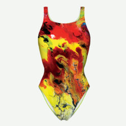 Women's Swimsuit Scullings Fire