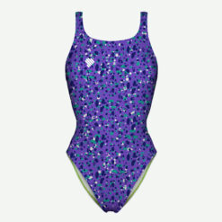 Women's Swimsuit Scullings Lilac Dots