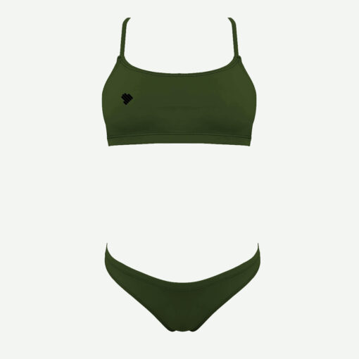 Women's Sunkini Scullings Army Green